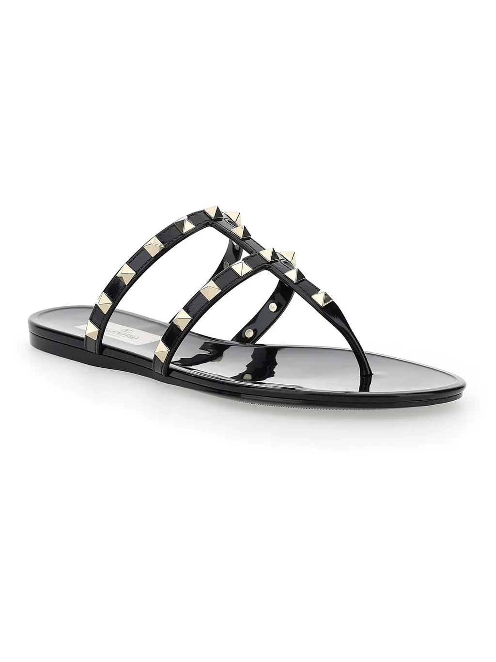 Rockstud Jelly Thong Sandals