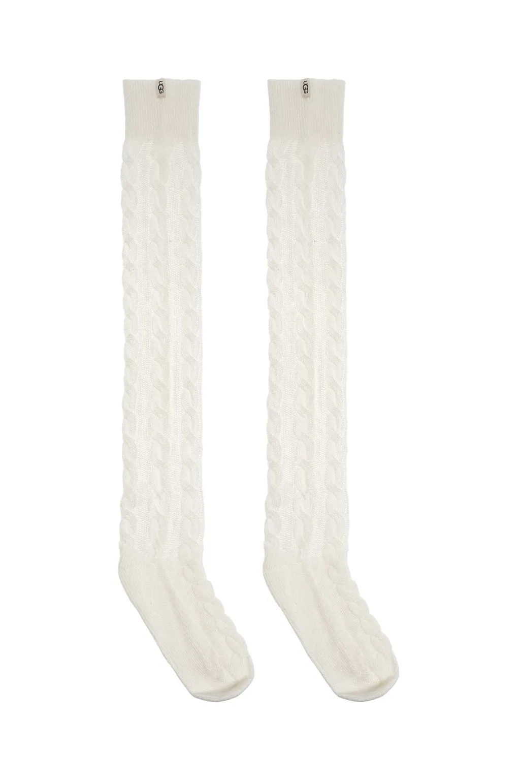 Cable Knit Over-The-Knee Socks
