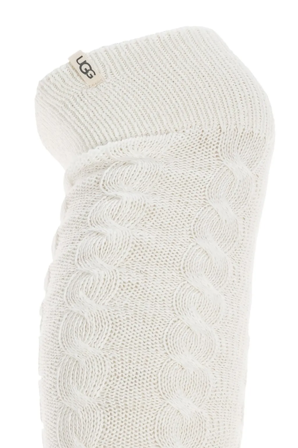 Cable Knit Over-The-Knee Socks