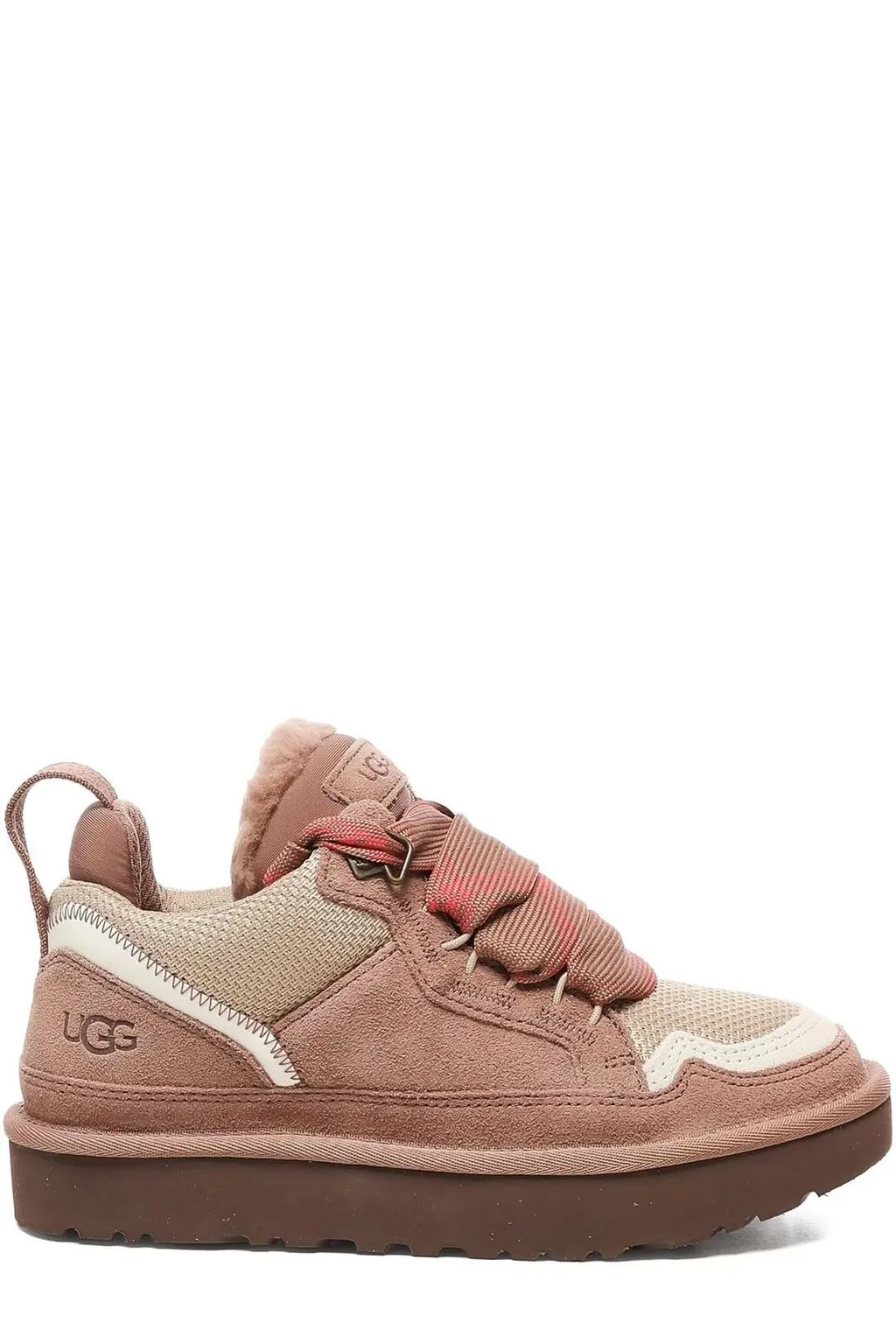 Low-Top Sneakers With Shearling Trim