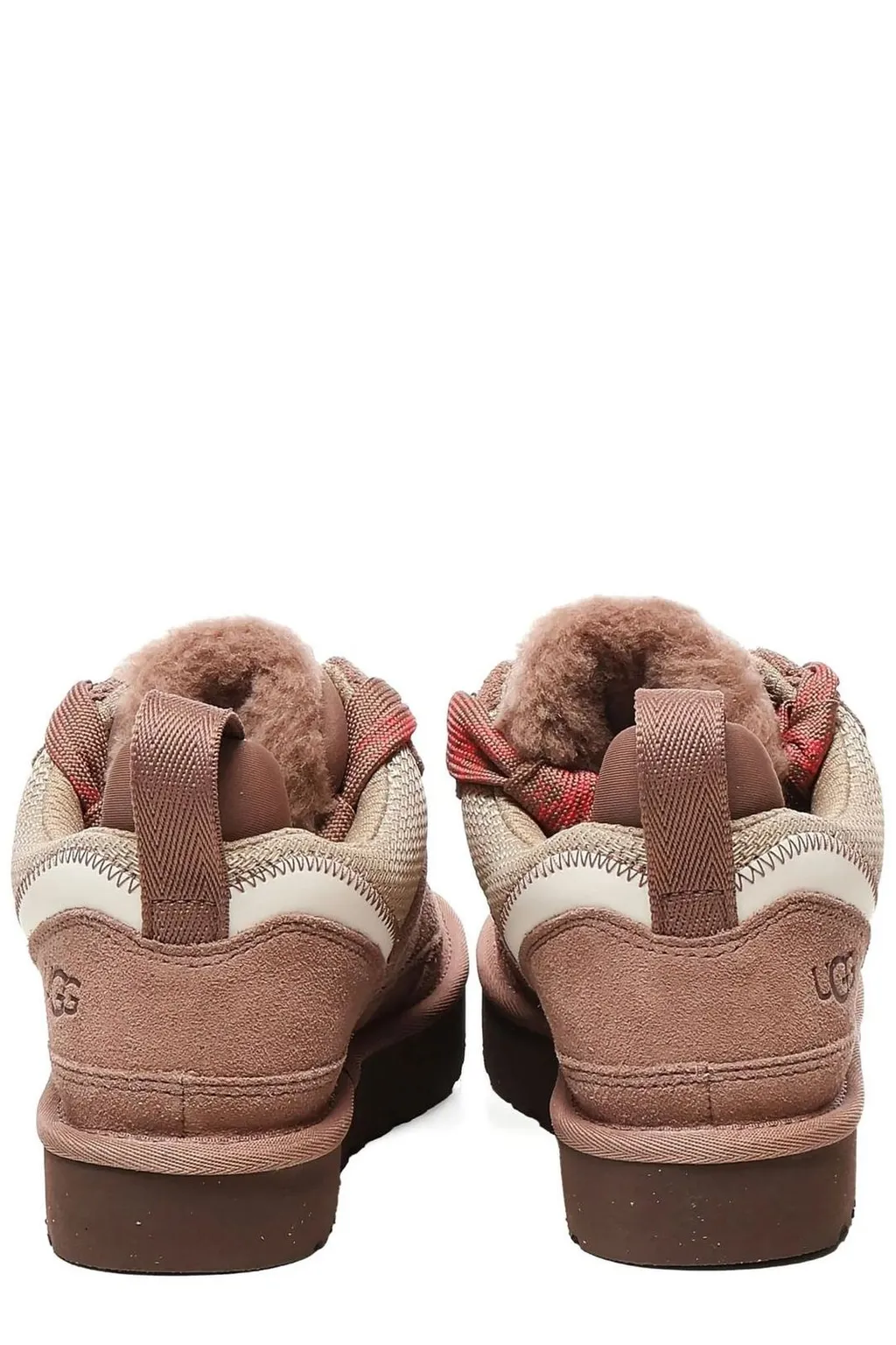 Low-Top Sneakers With Shearling Trim