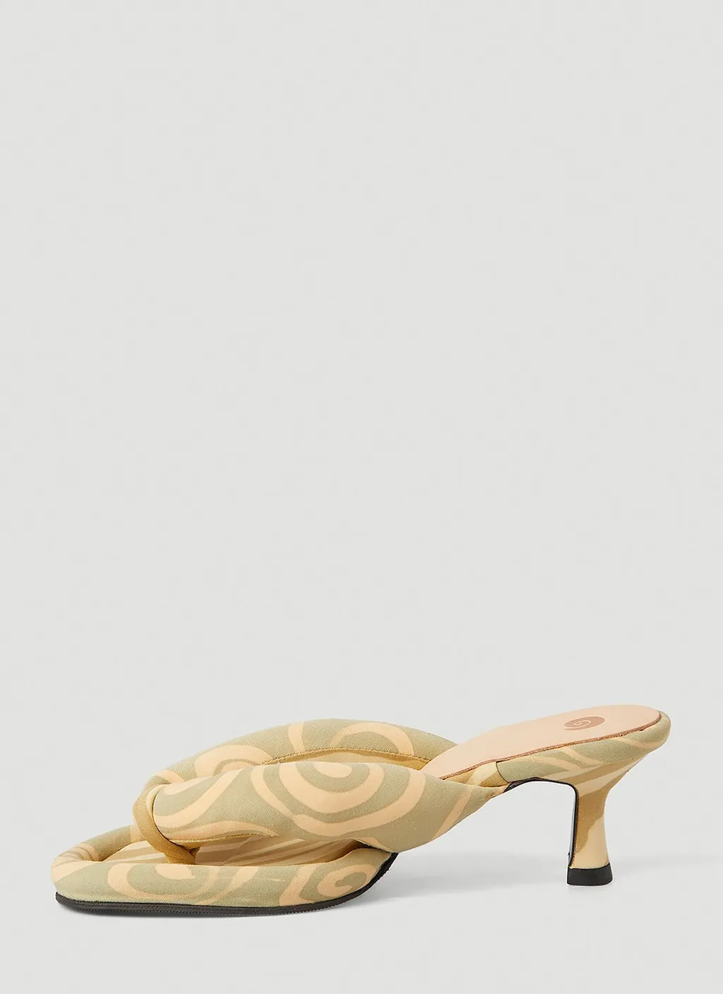 Thong Heeled Mules
