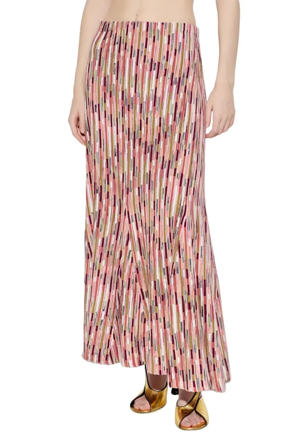 Pleated Maxi Skirt