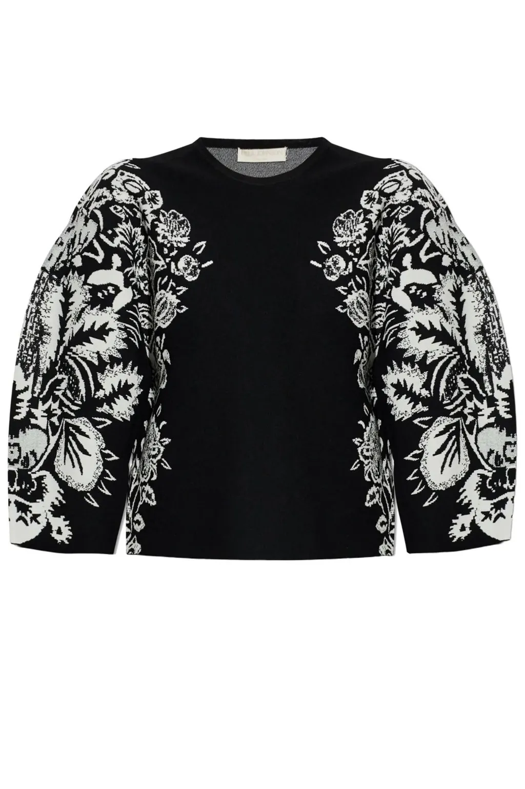 Sweater With Floral Embroidery