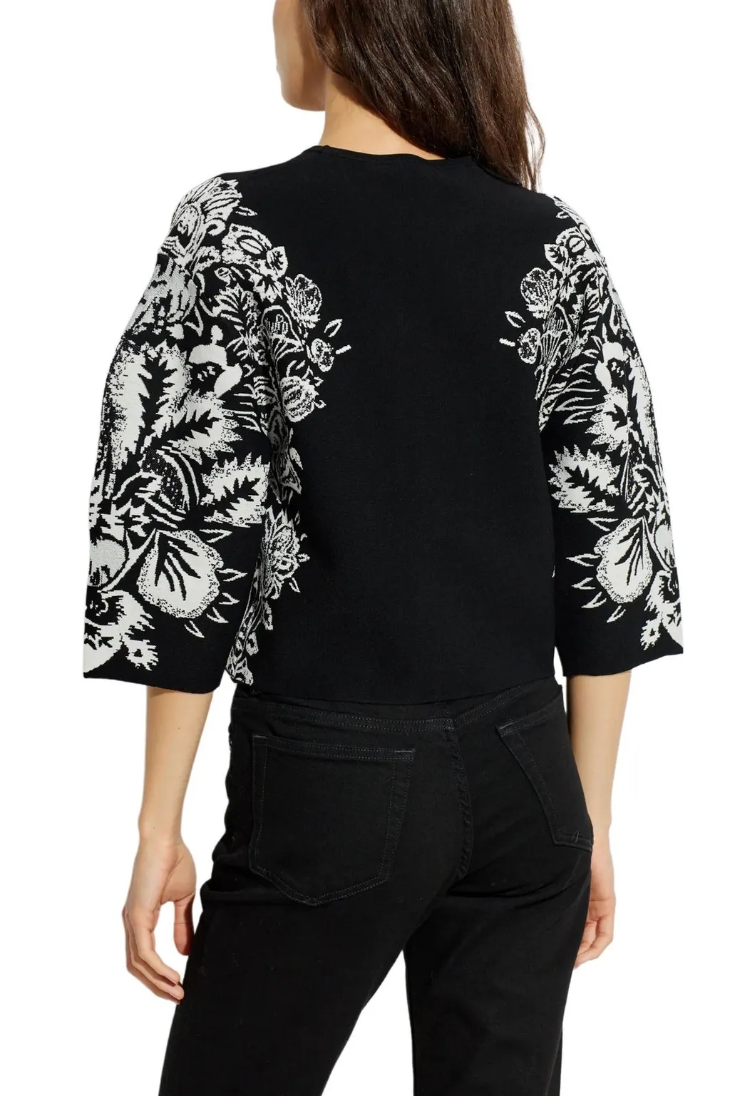 Sweater With Floral Embroidery