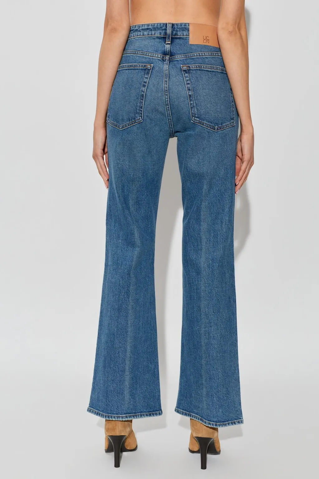 High-Waisted Flare Jeans