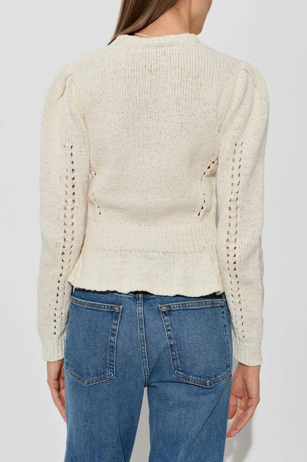 Peplum Knit Sweater