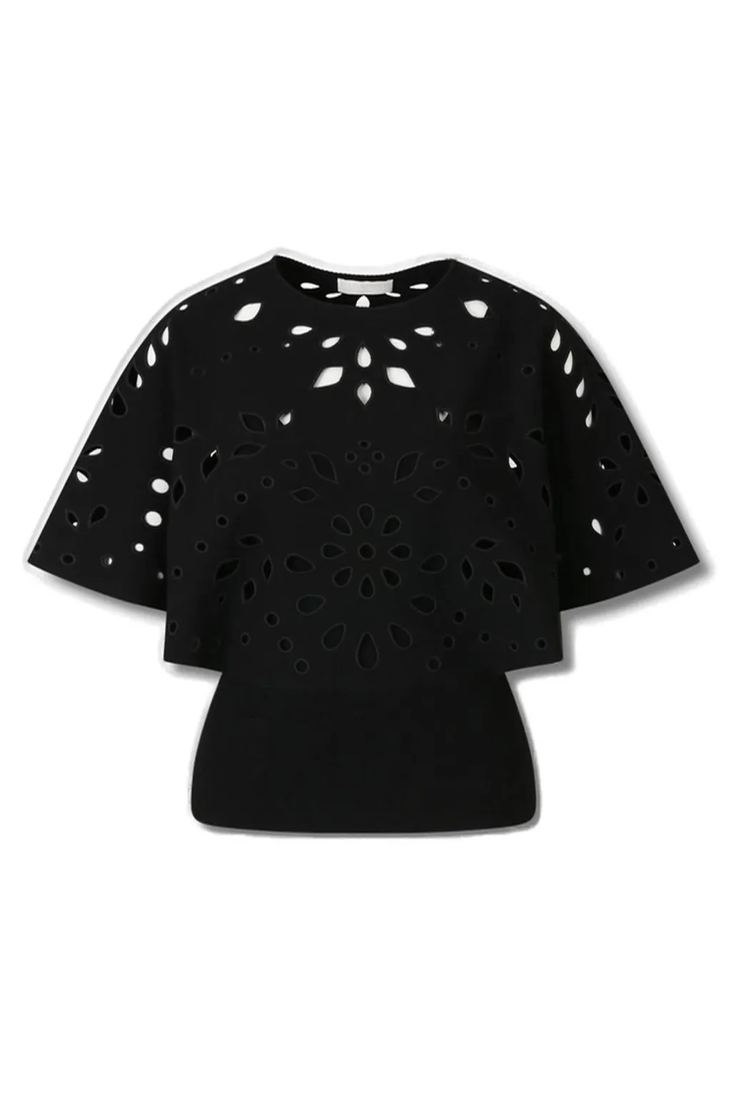 Cape Top With Laser Cutouts