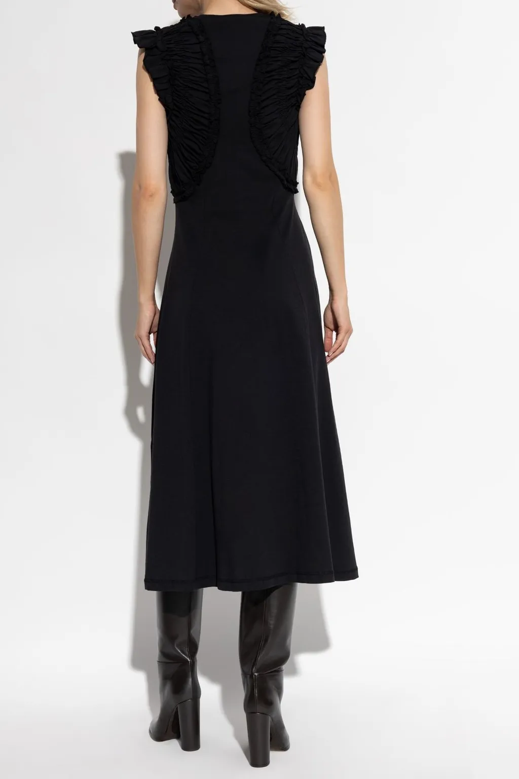 Ruffled Midi Dress