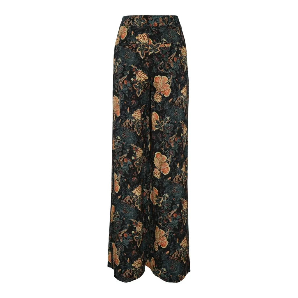 Wide Leg Printed Pants