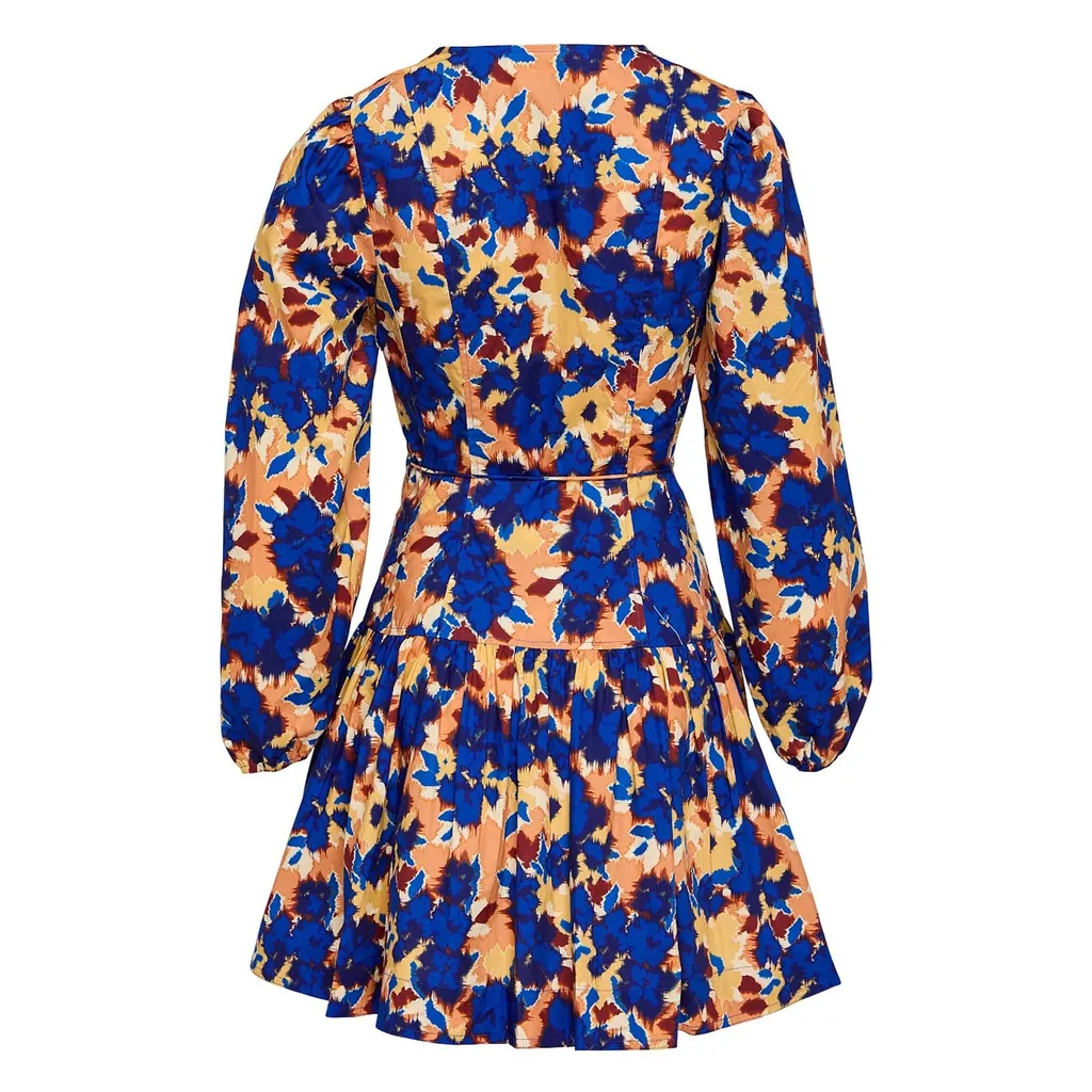 Floral Print Wrap Dress