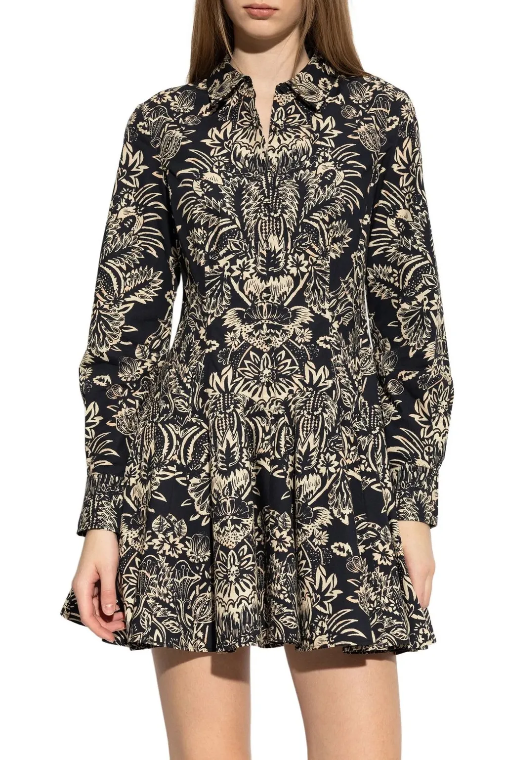 Printed Shirt Dress