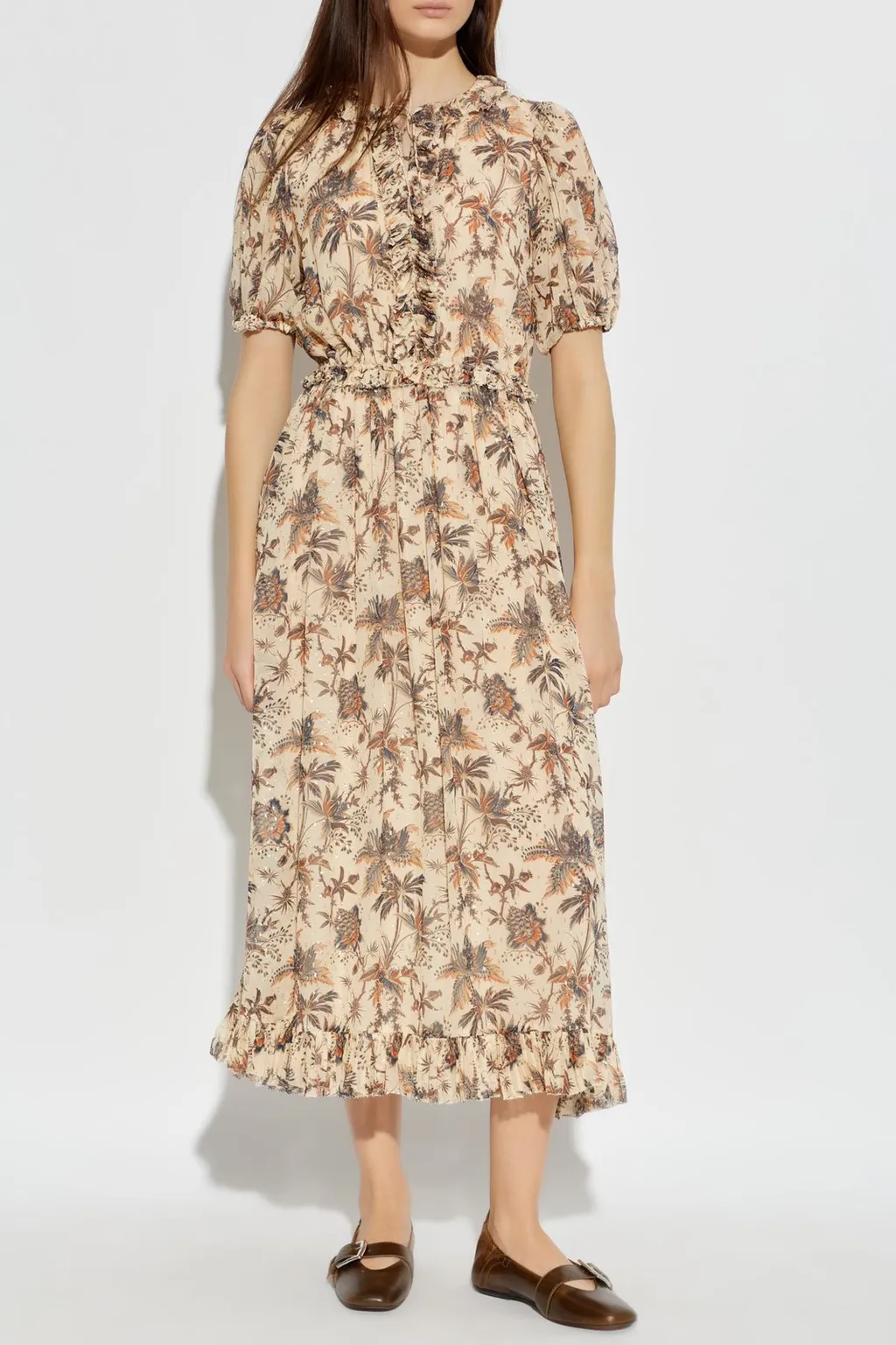 Floral Print Midi Dress