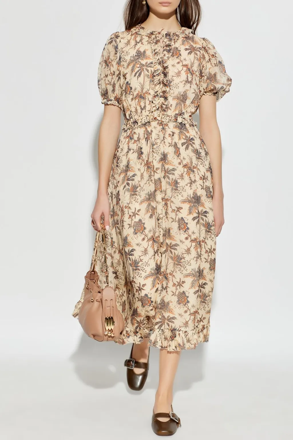 Floral Print Midi Dress