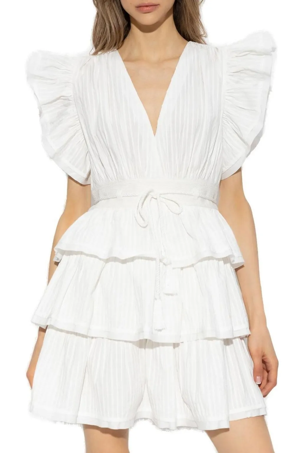 Tiered Ruffle Mini Dress
