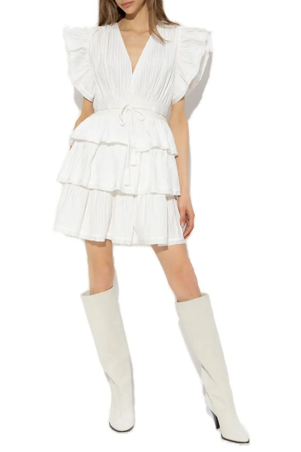 Tiered Ruffle Mini Dress