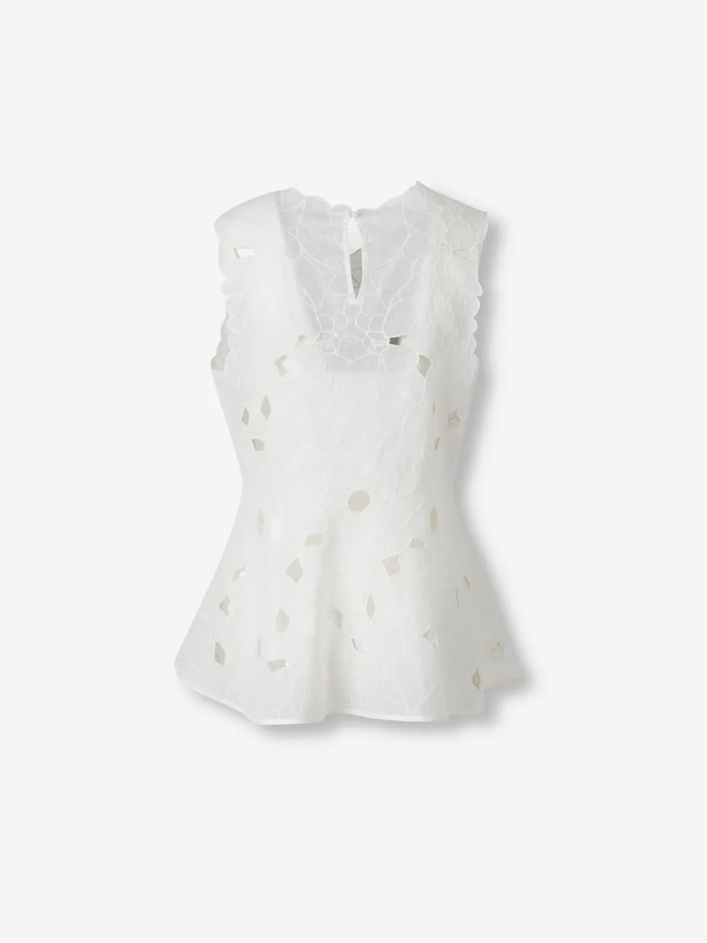 Sleeveless Peplum Top