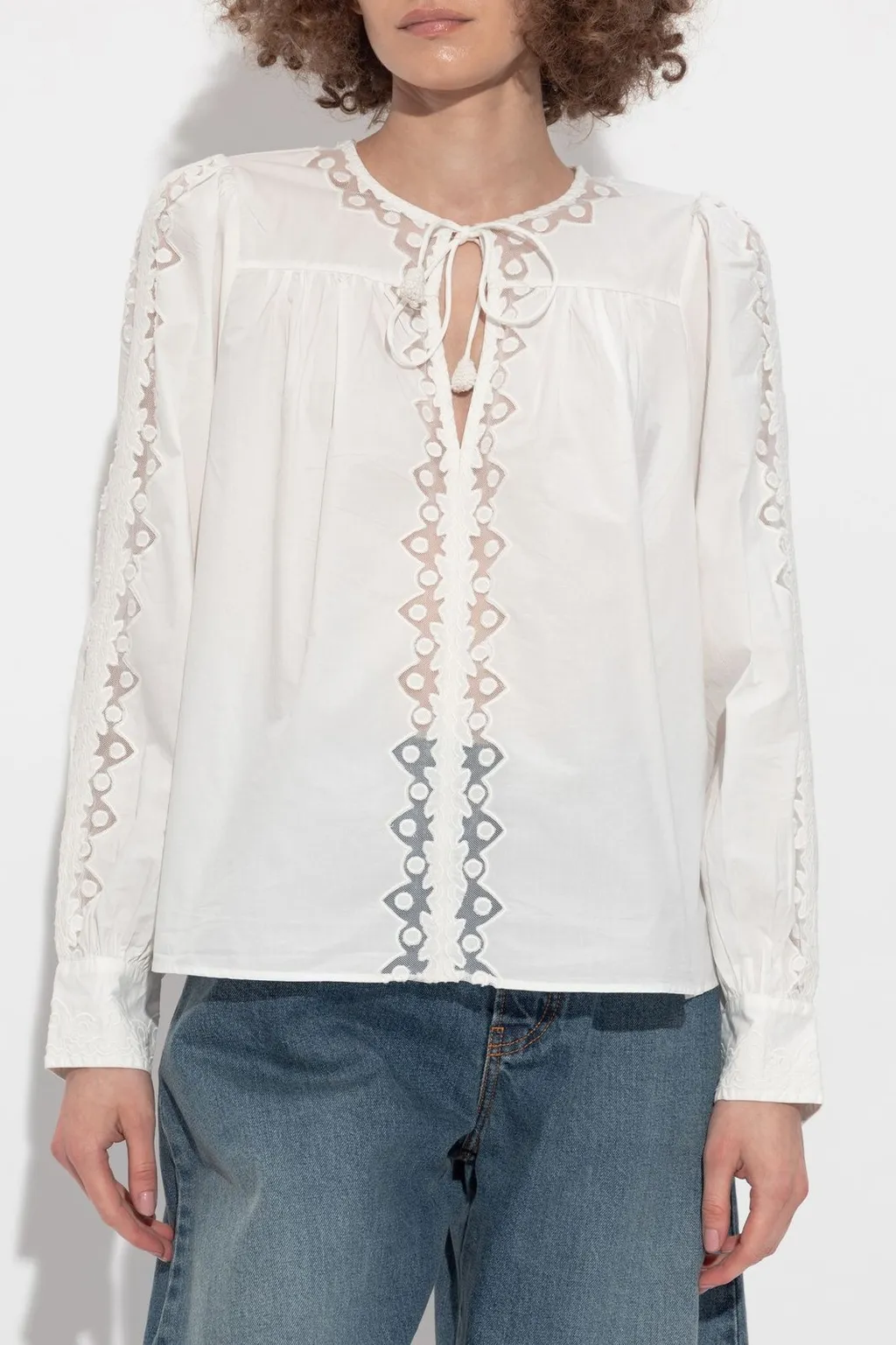 Blouse With Embroidery