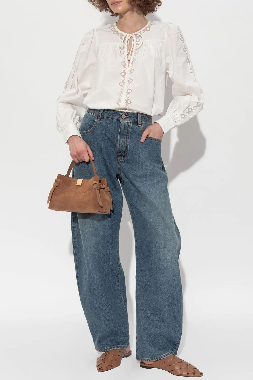 Blouse With Embroidery