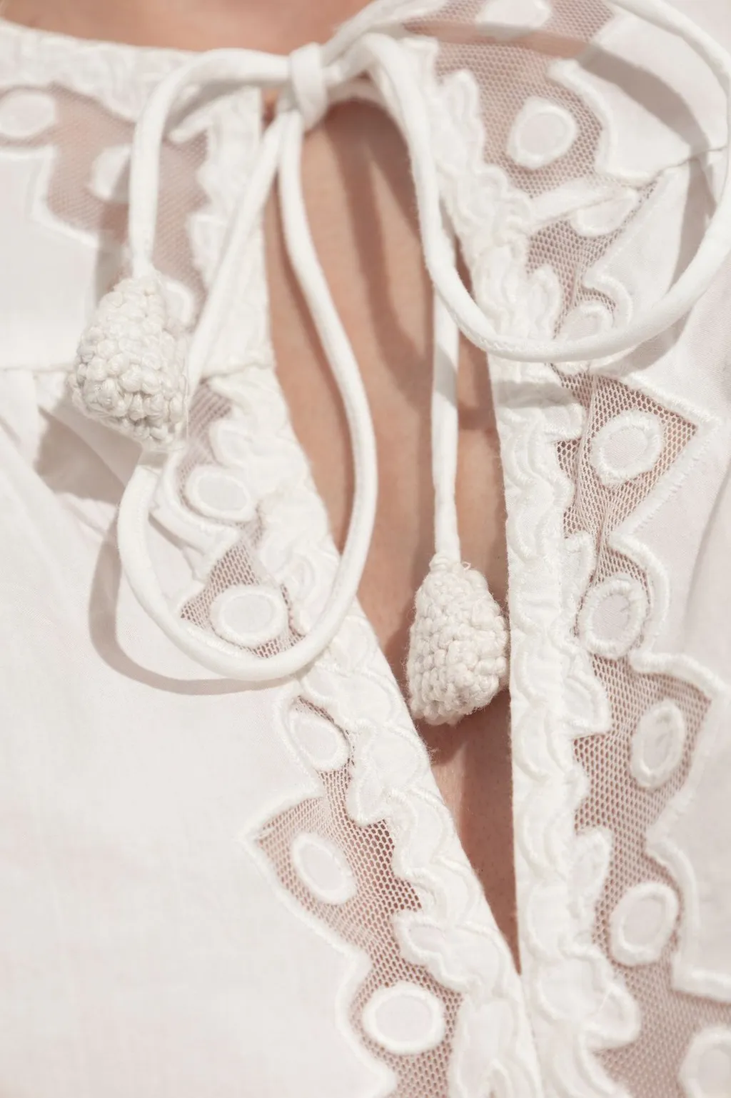 Blouse With Embroidery