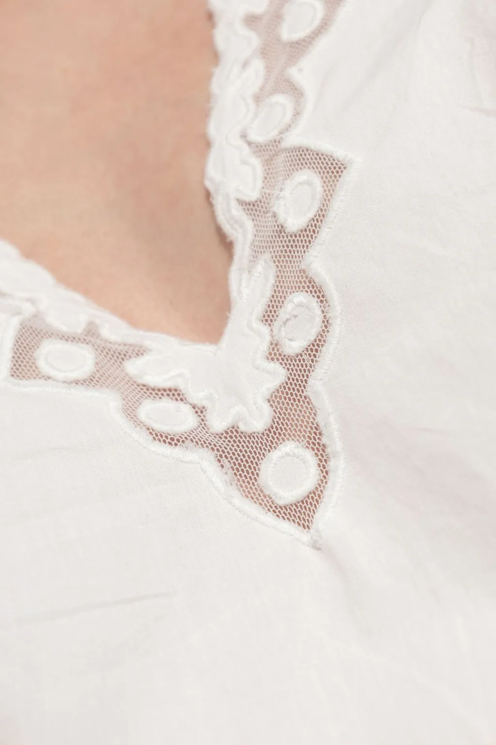 Cotton Broderie Anglaise Dress