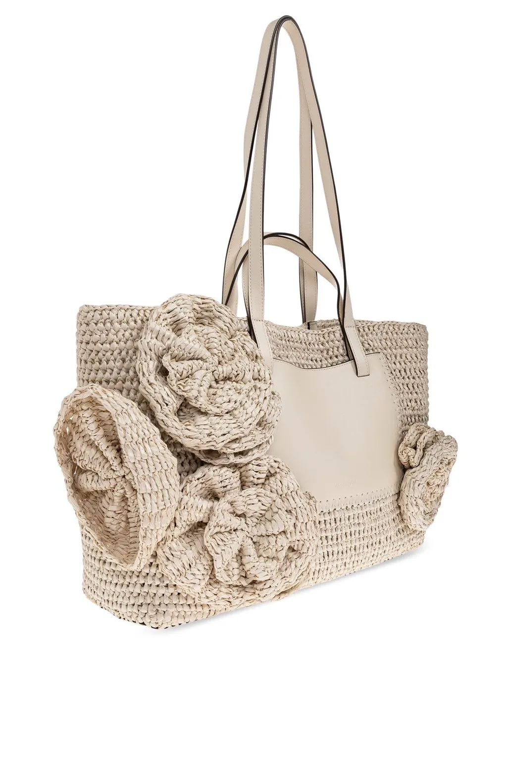 Tote Bag With Floral AppliquÉS