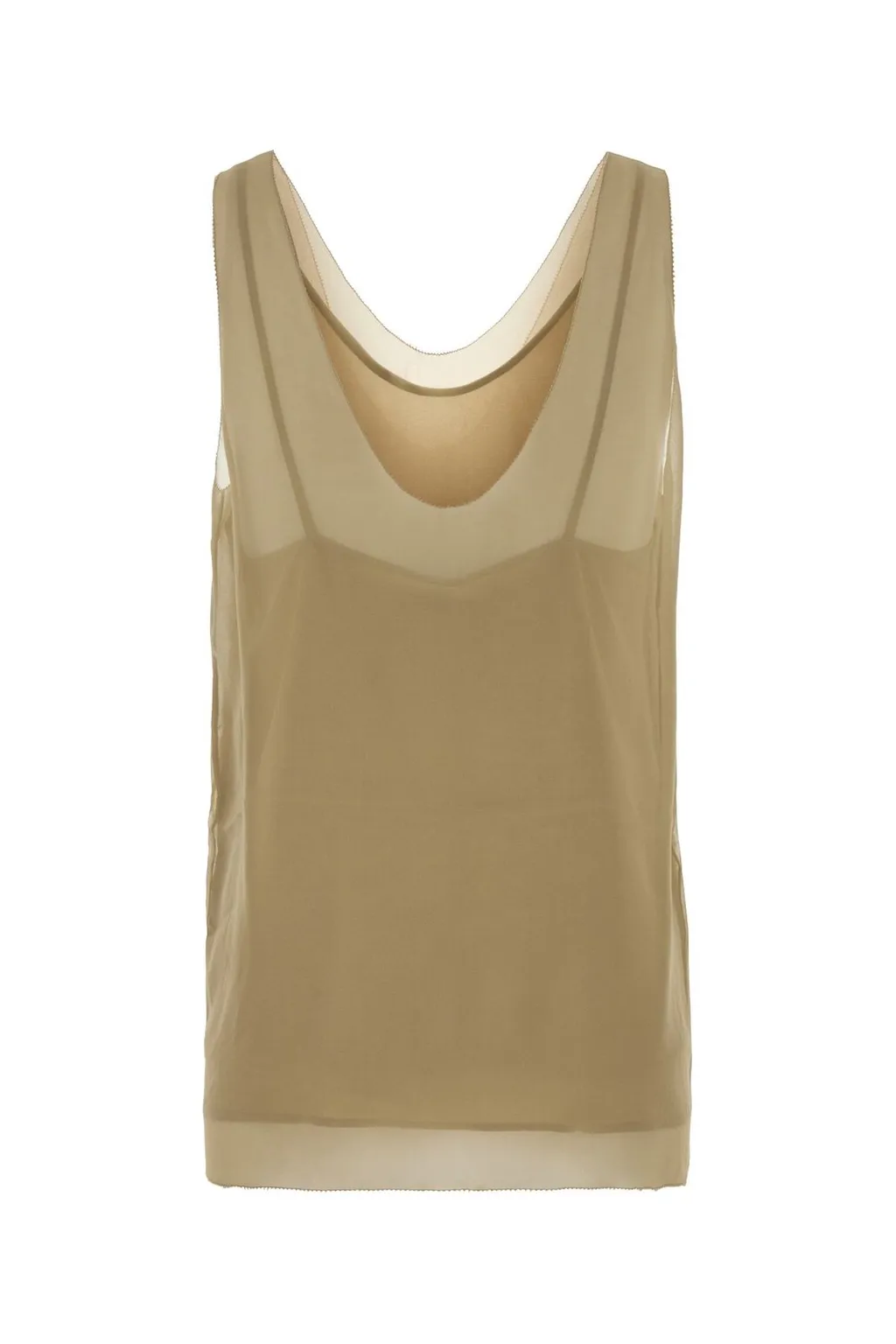 Sheer V-Neck Tank