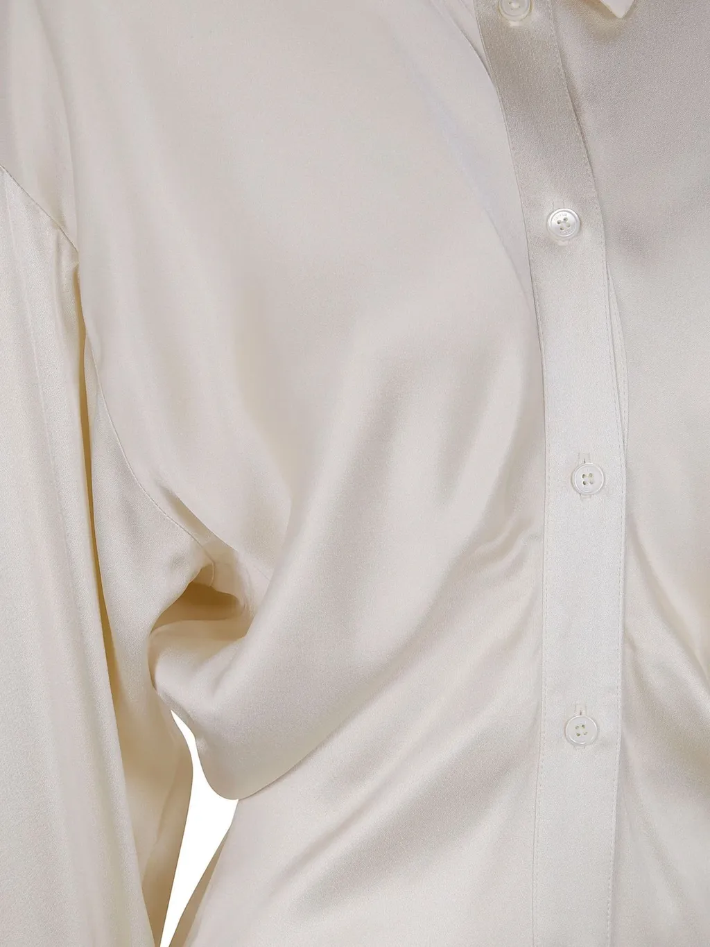 Satin Shirt Dress