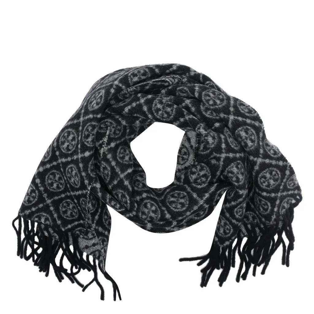 Scarf With All-Over Logo Print