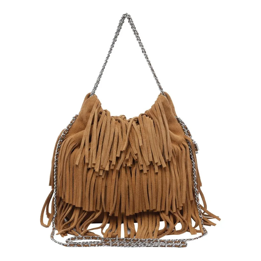 Fringed Bucket Bag