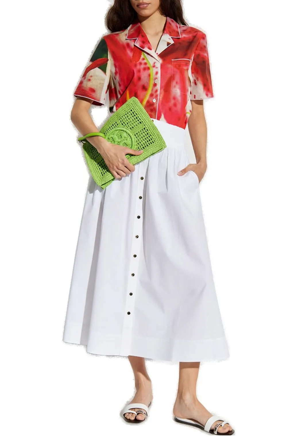 Floral Print Short Sleeve Shirt