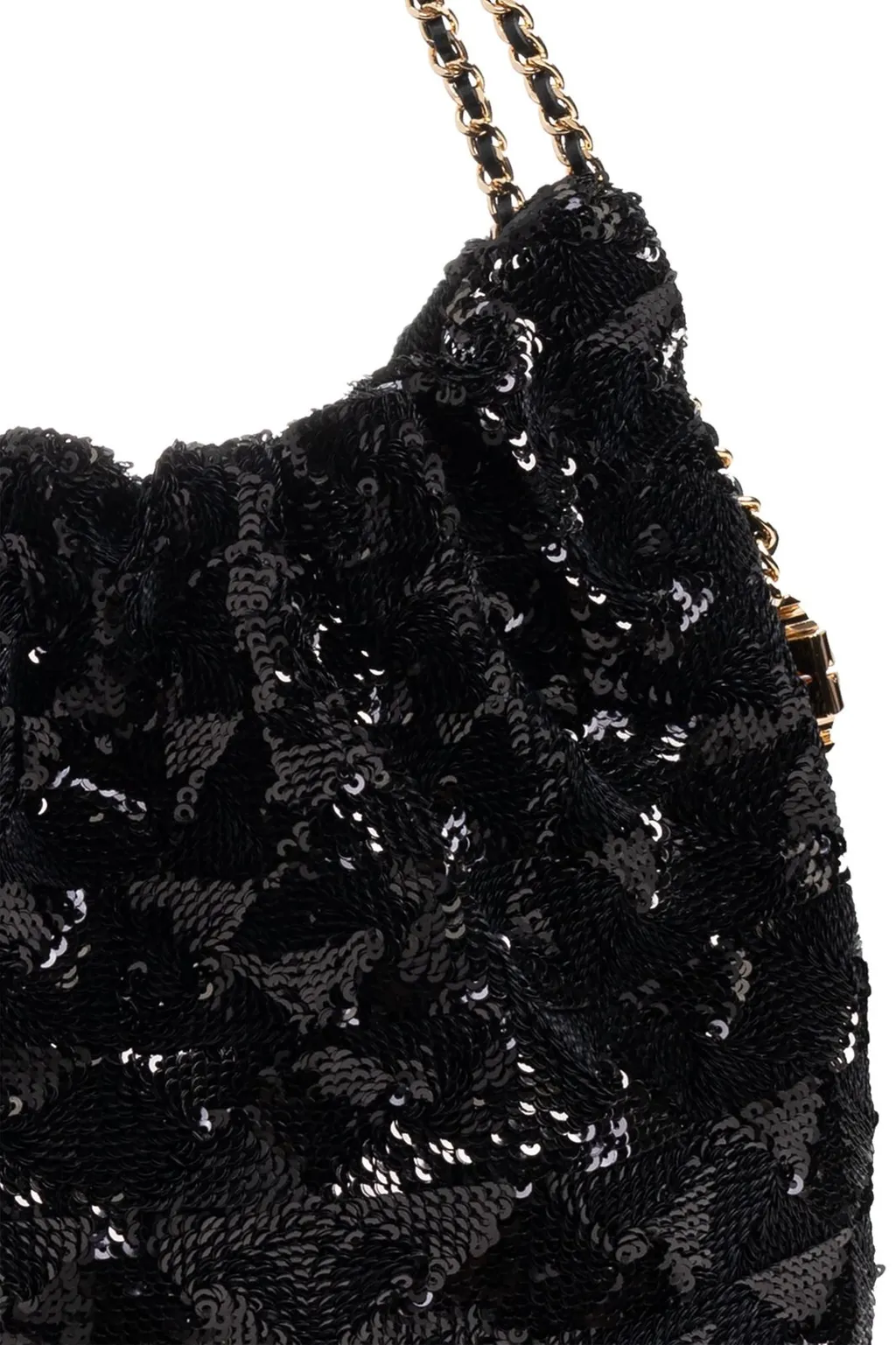 Sequin Bucket Bag
