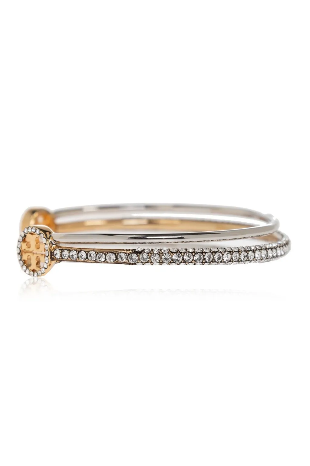 Cuff Bracelet With Double Logo