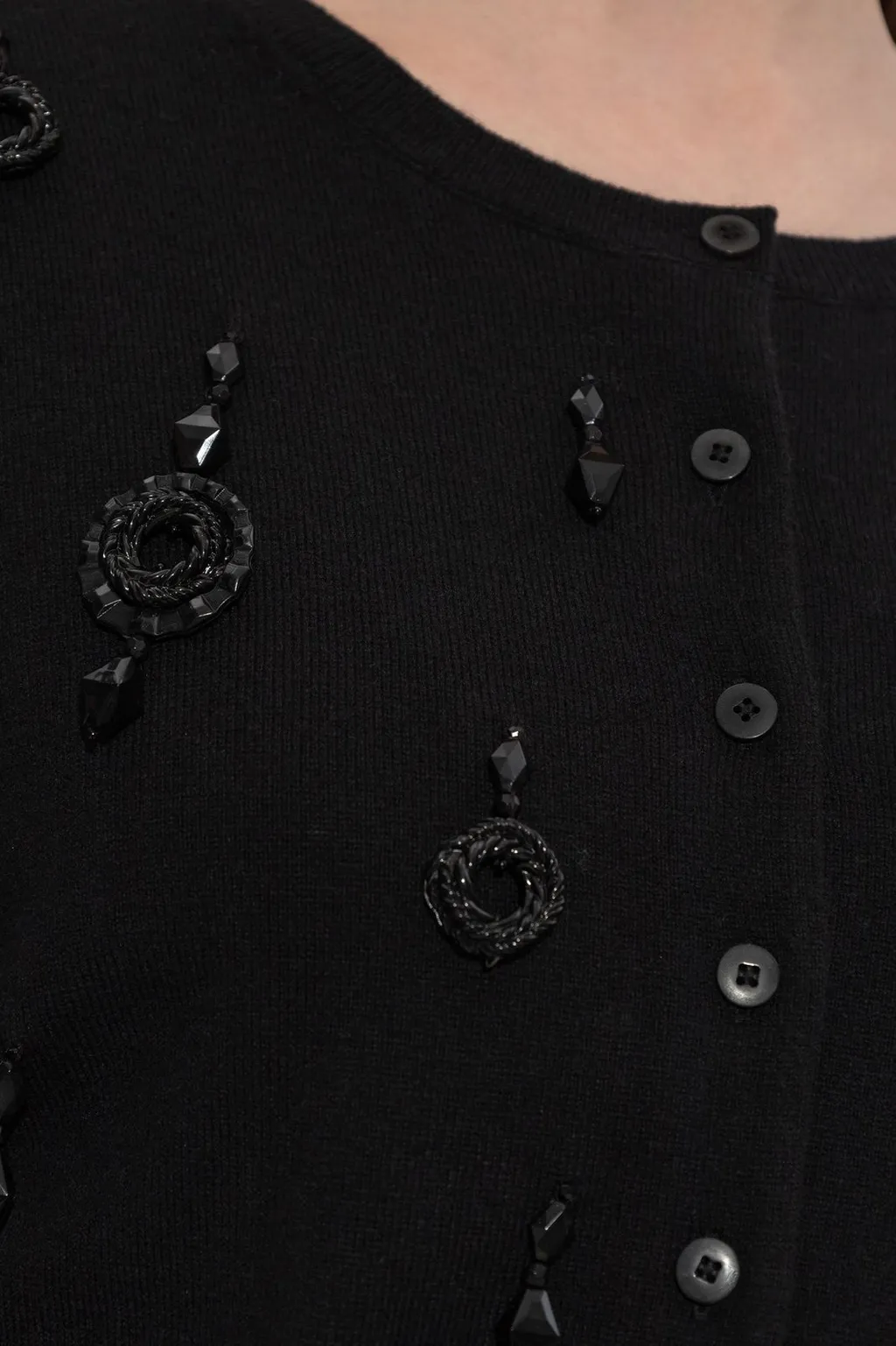 Cardigan With Embellishments