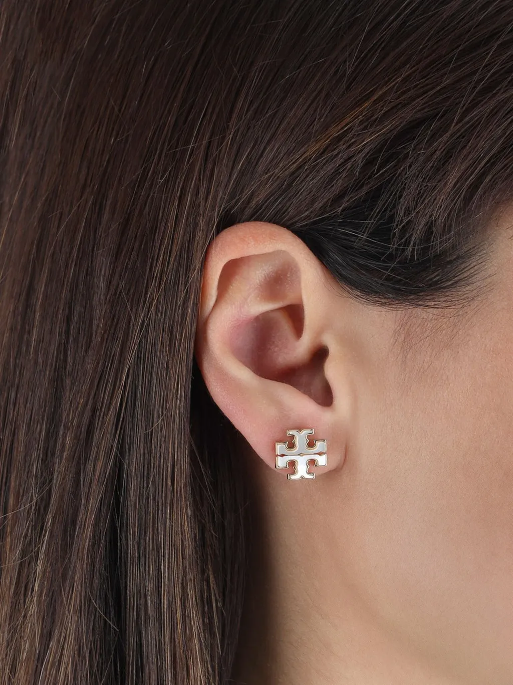 Logo Stud Earrings