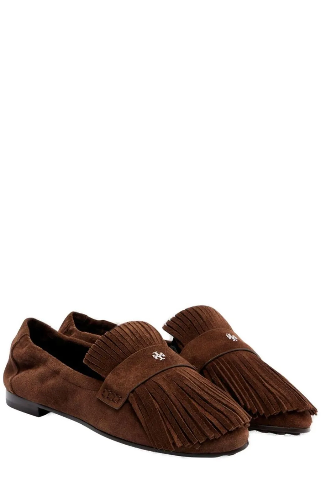 Fringed Suede Loafers