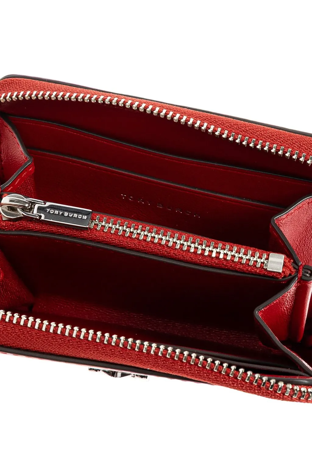 T Monogram Jacquard Zip Wallet