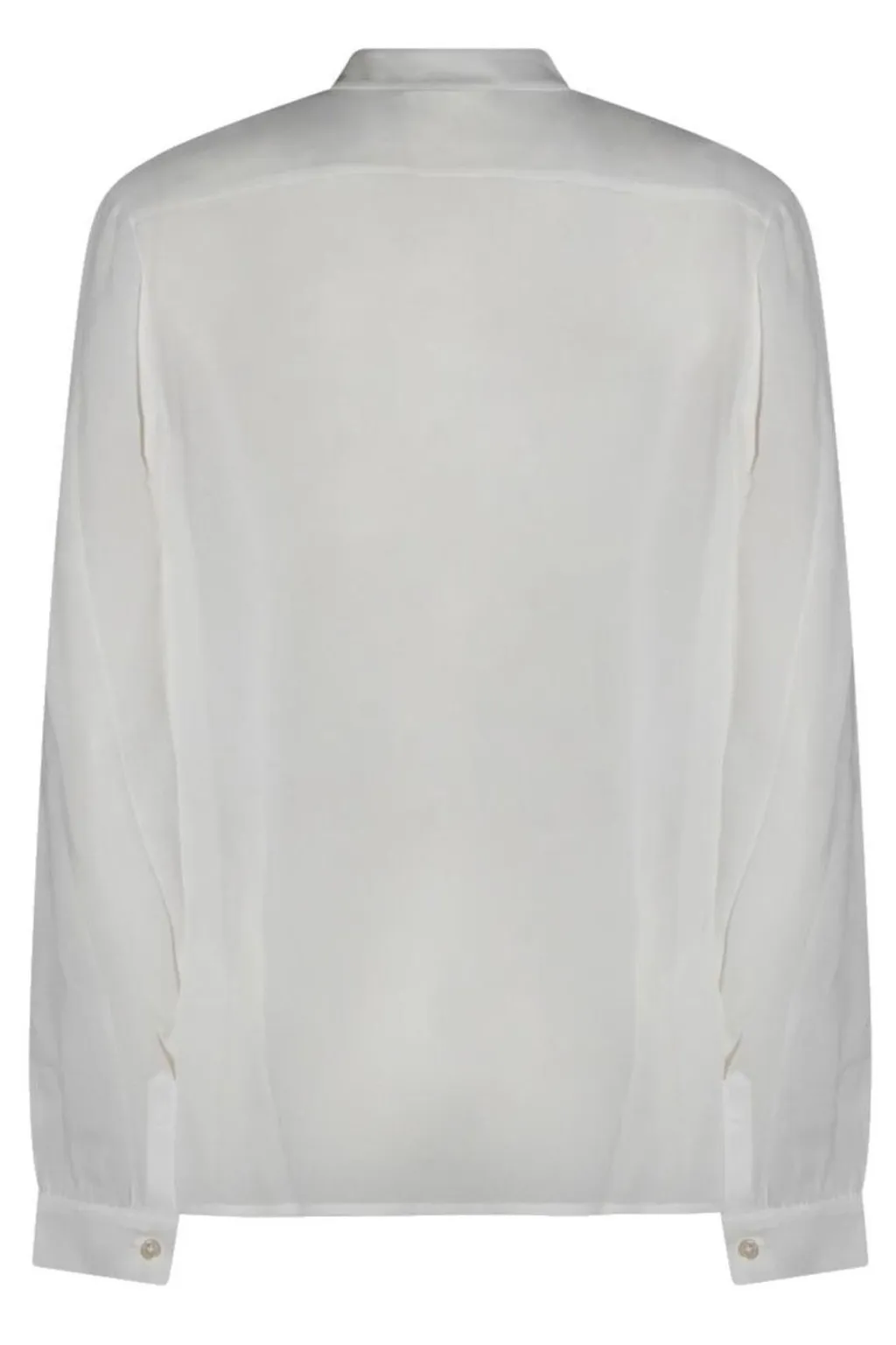 Silk Blouse With Tie Neck