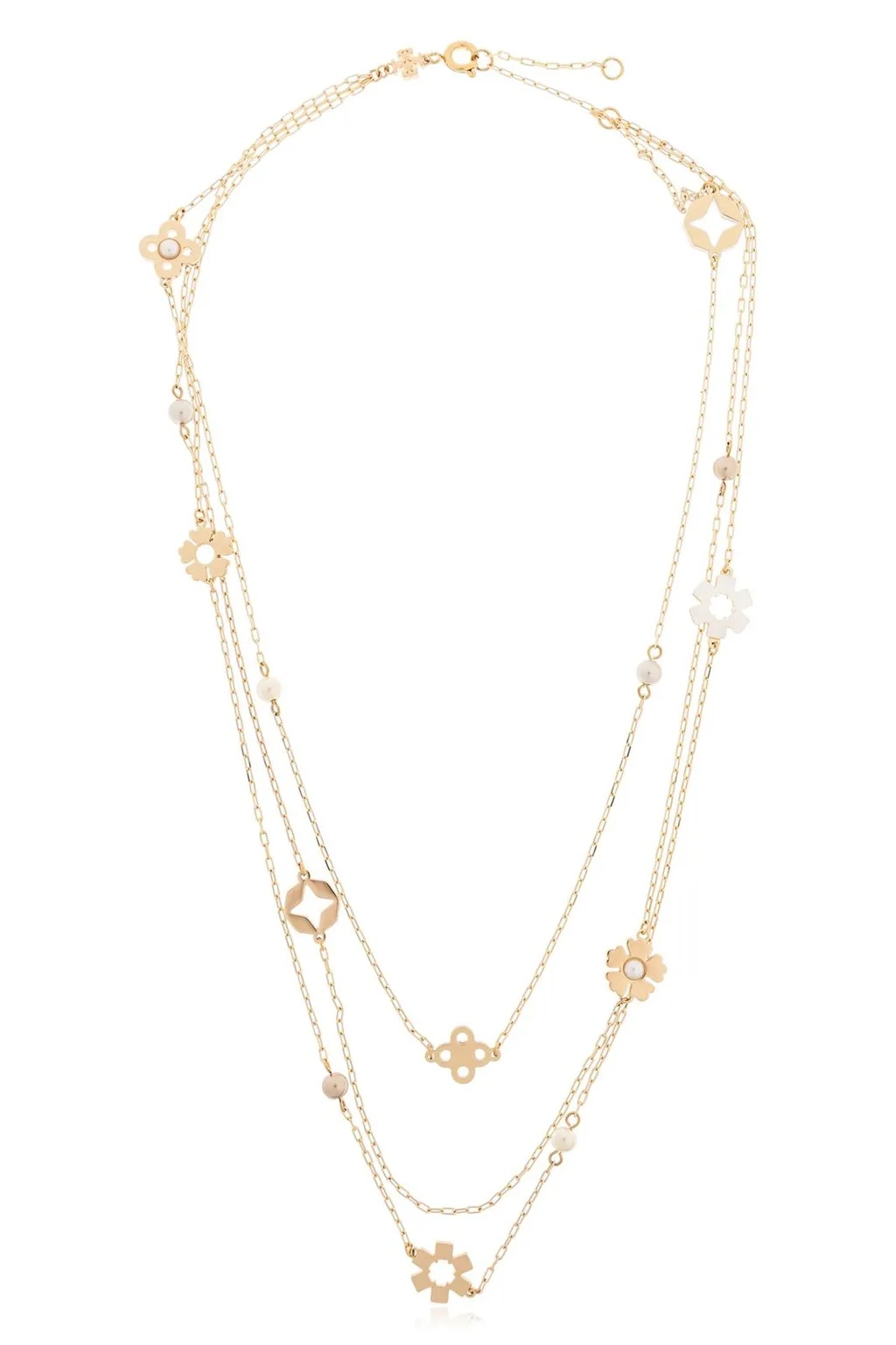 Layered Necklace With Charms