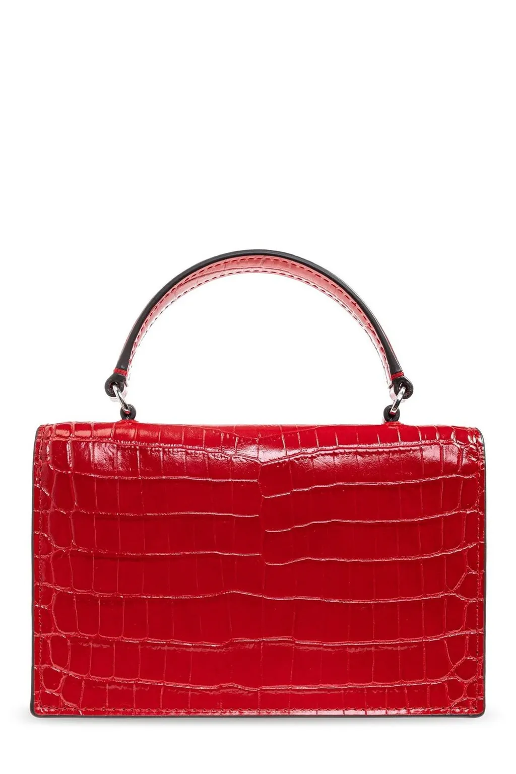 T Monogram Patent Leather Shoulder Bag