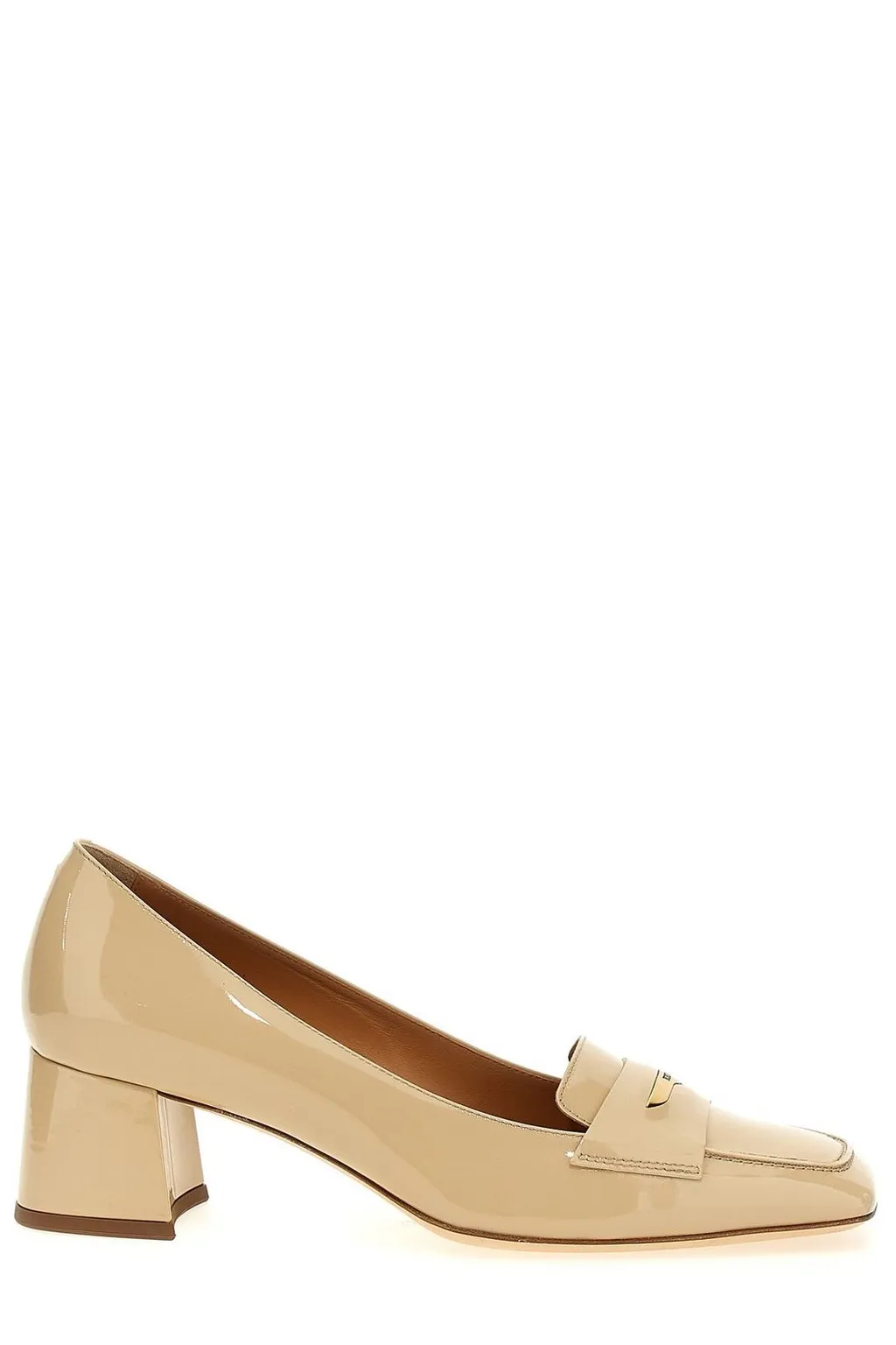 Block Heel Loafers