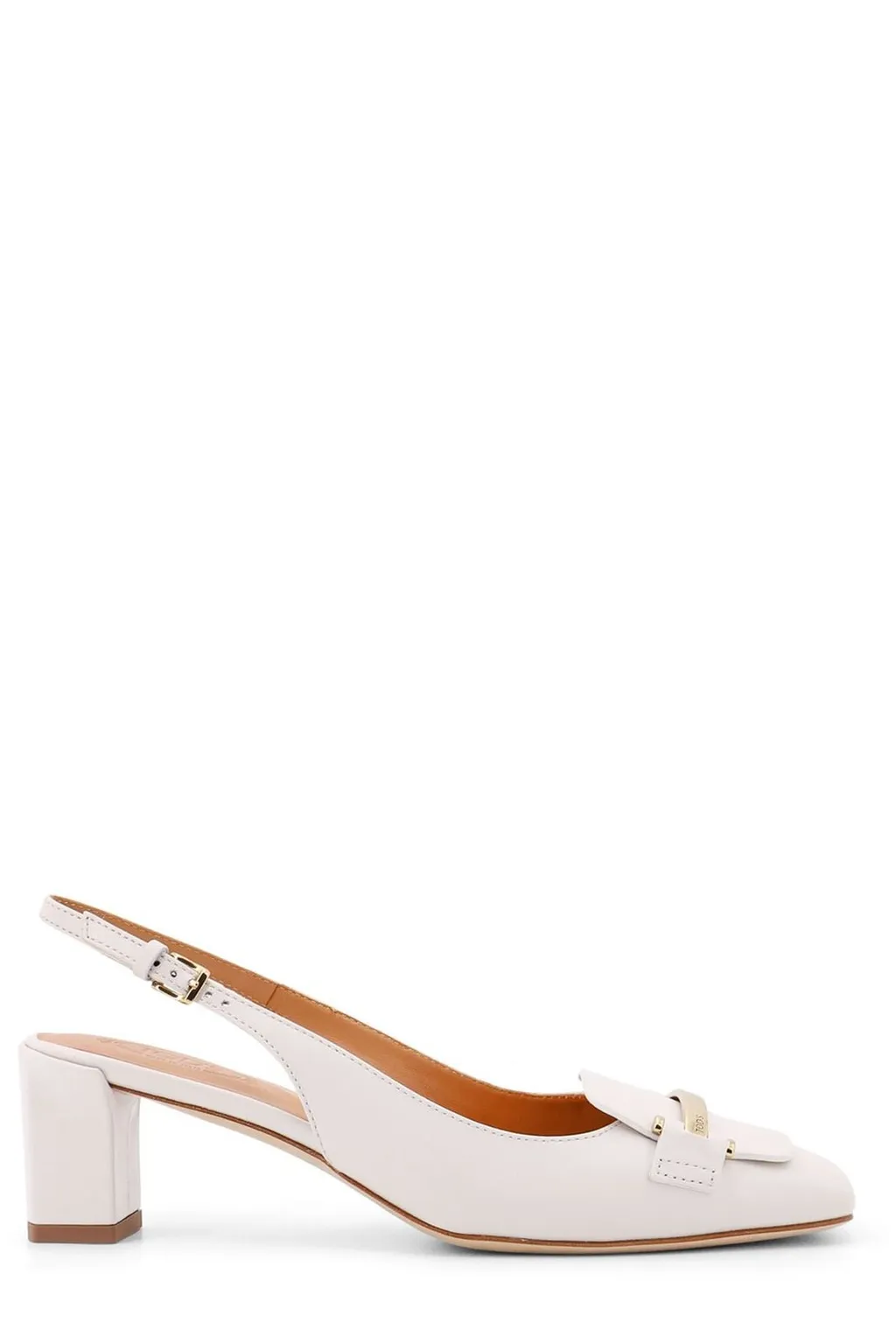 Slingback Block Heel Pumps