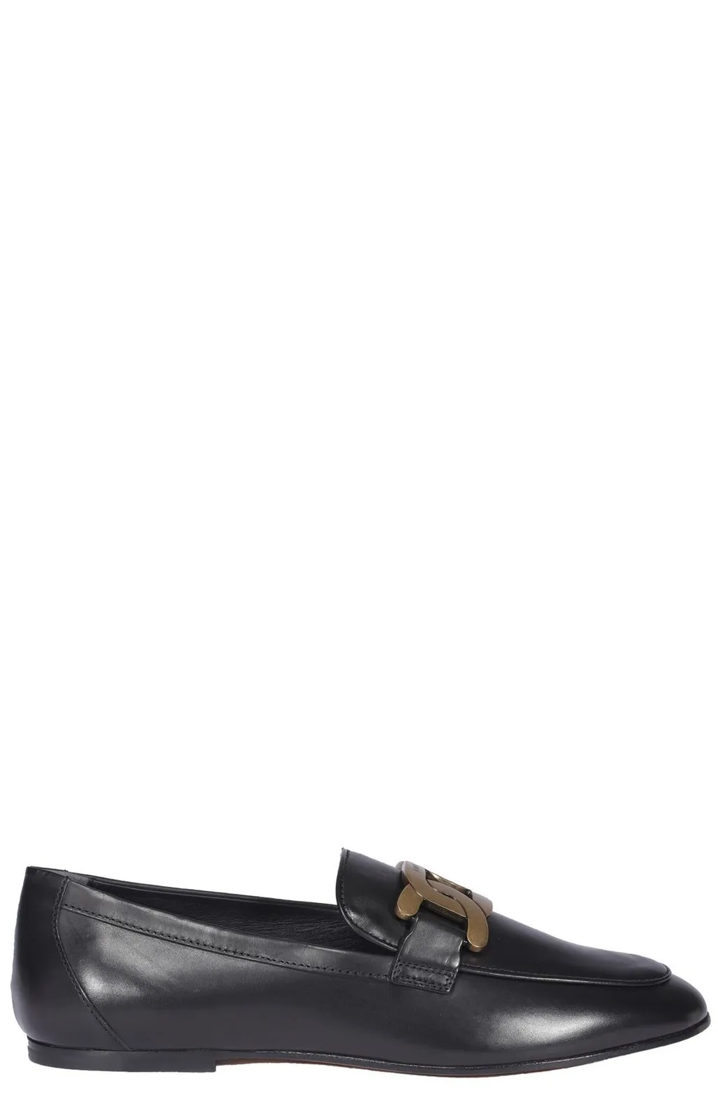 Loafers With Double T Buckle