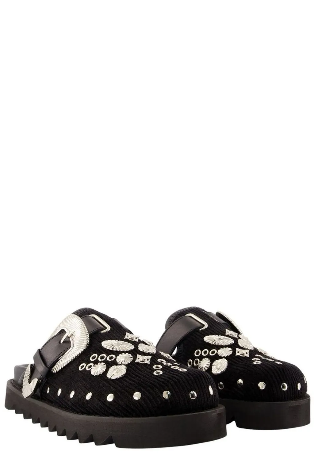 Clogs With Buckle And Studs