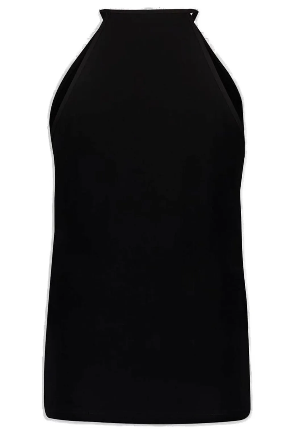 Halterneck Top With Keyhole Detail