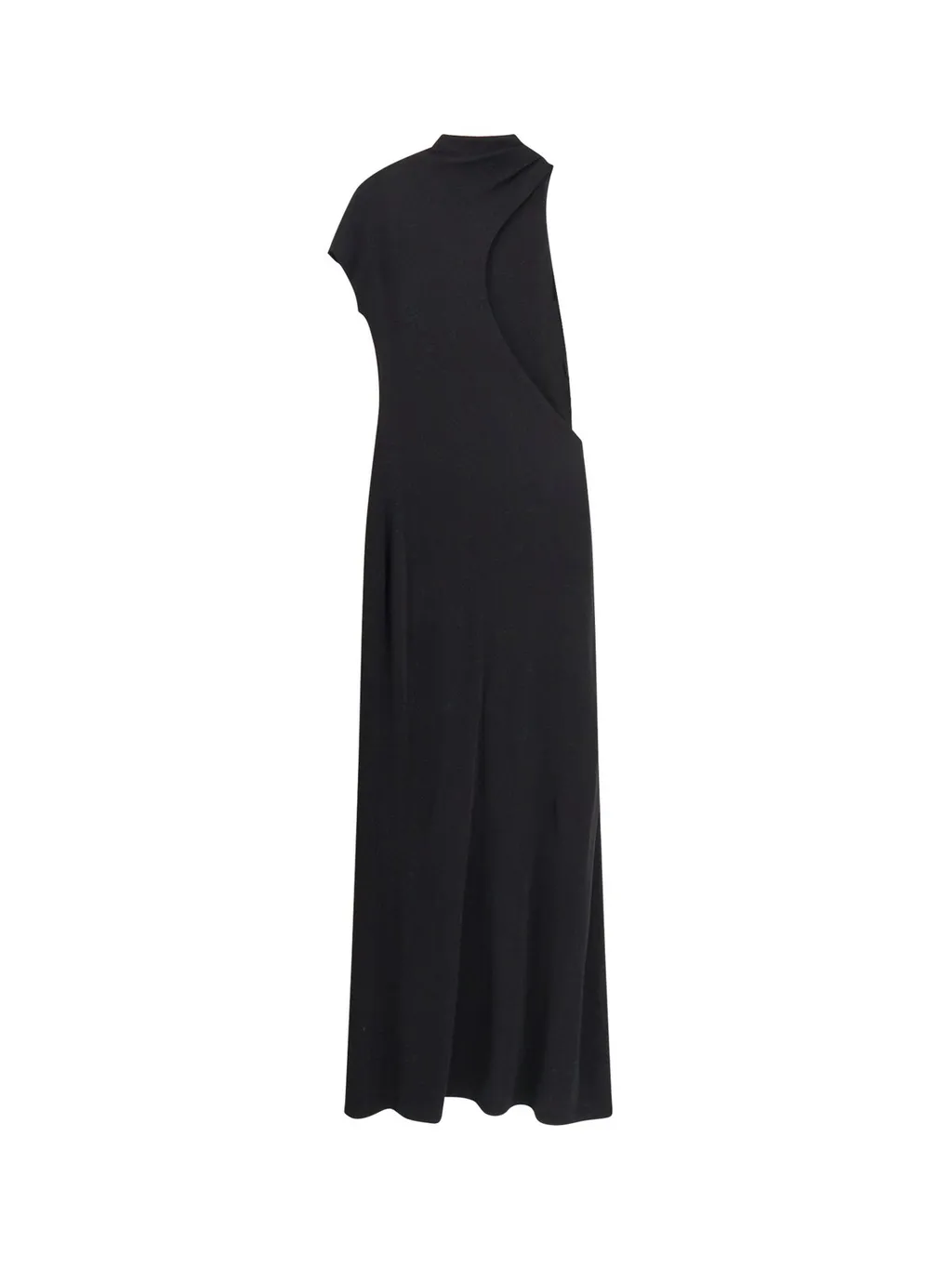 Asymmetric Neck Gown