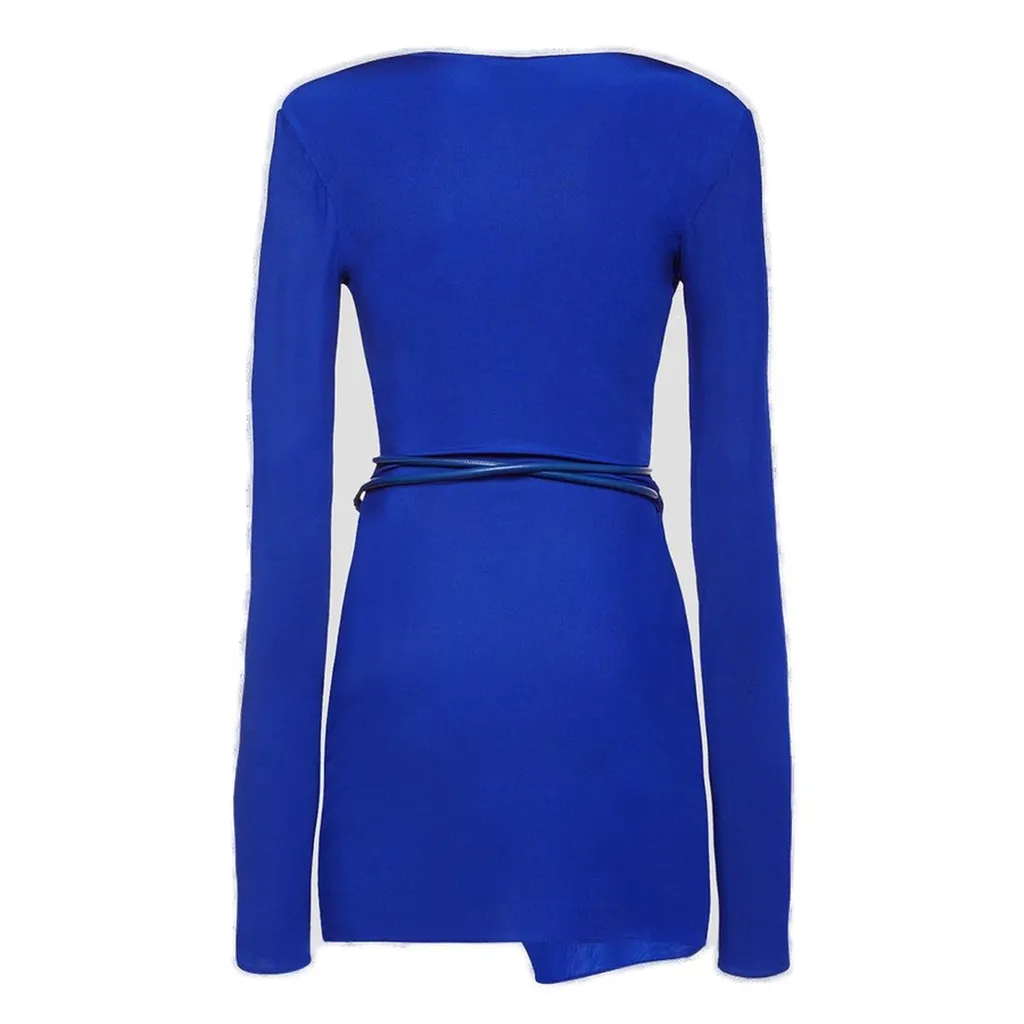 Long Sleeve Wrap Dress