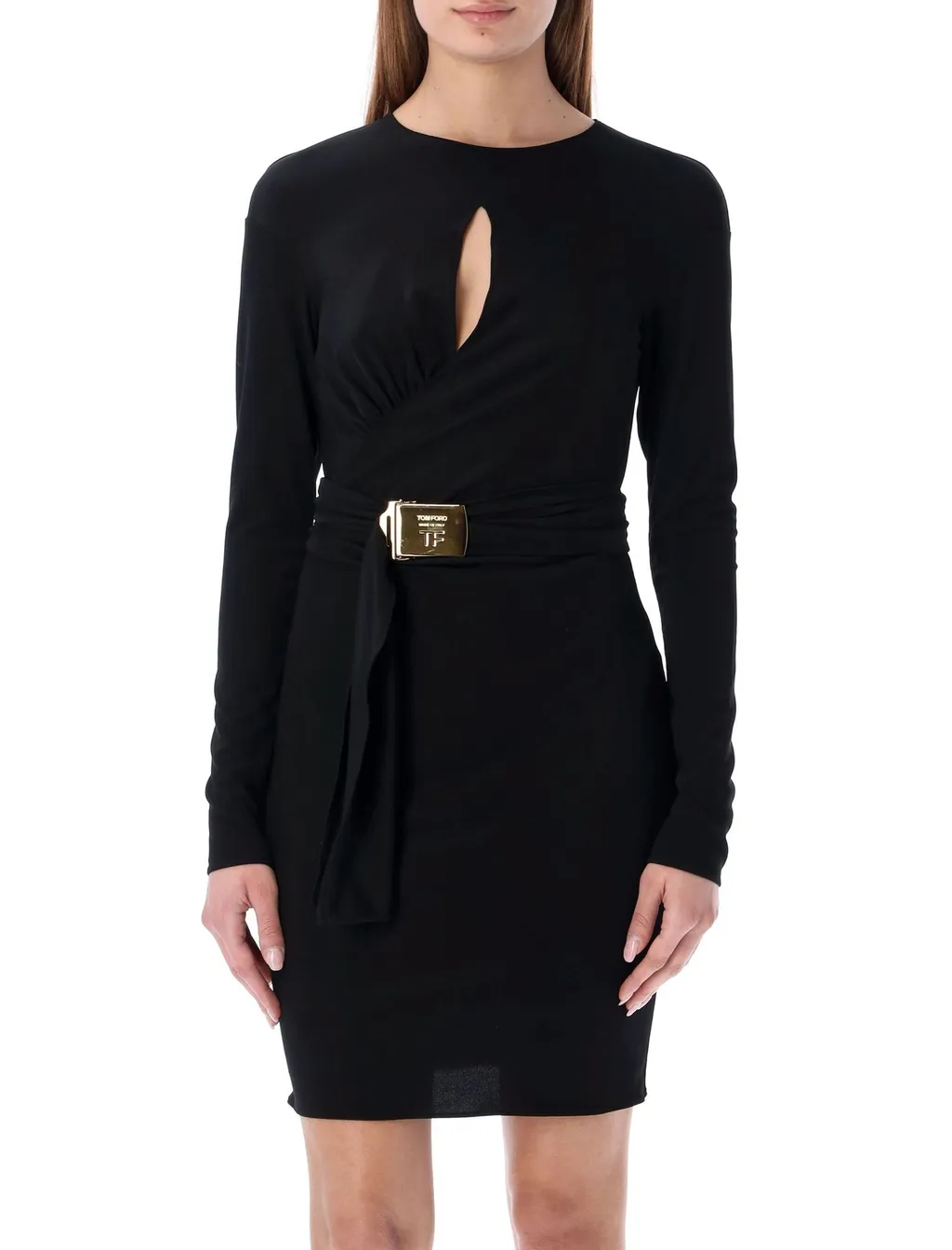 Long Sleeve Wrap Dress