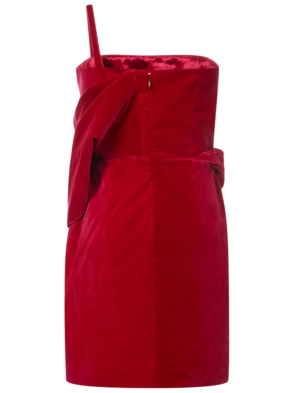 One-Shoulder Velvet Dress