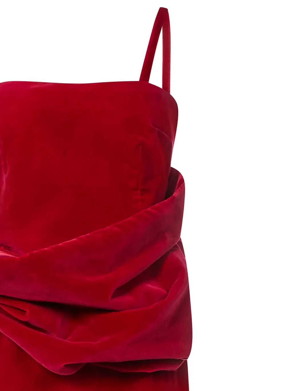 One-Shoulder Velvet Dress